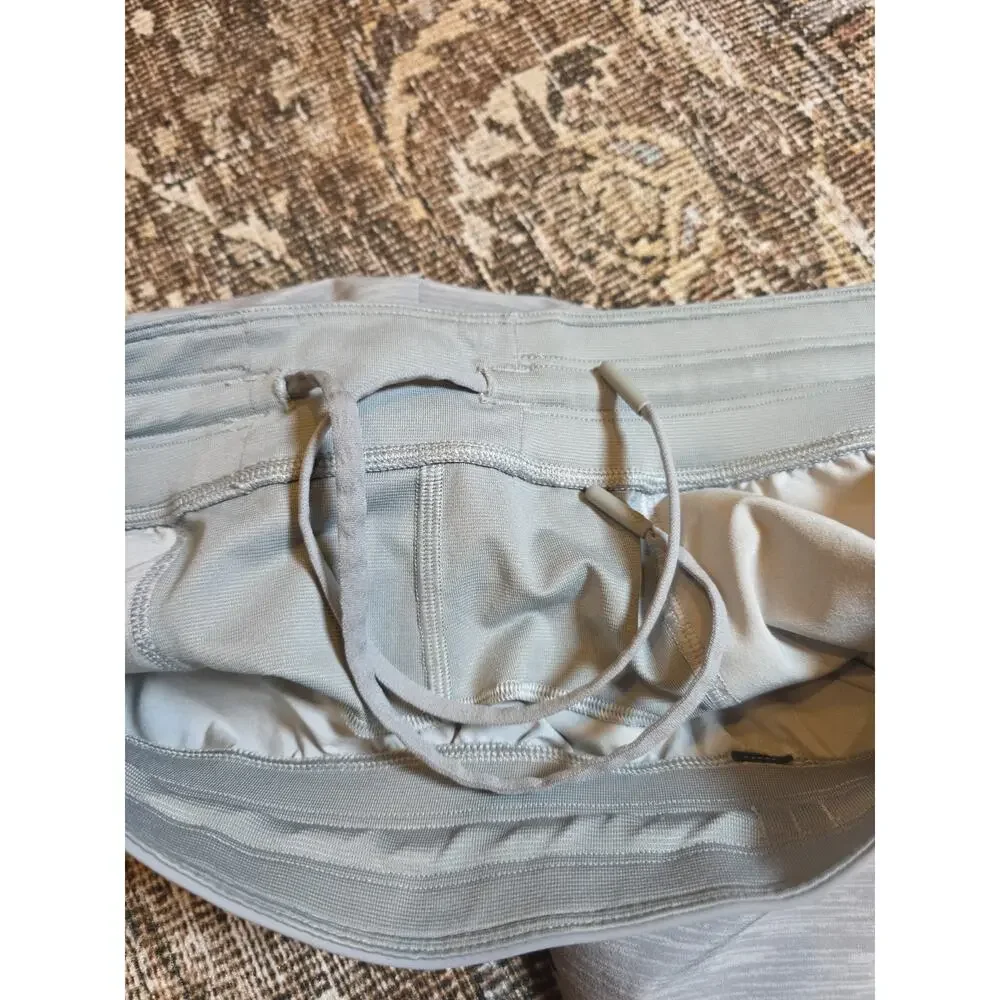 Lululemon T.H.E. Short 9 Linerless Gray Heather Training Gym Athletic M